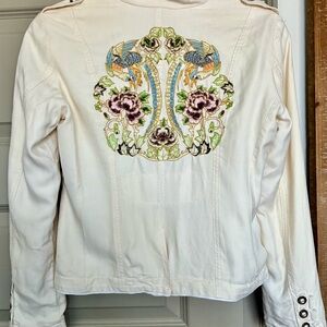 DA-NANG Embroidered Cream Jacket